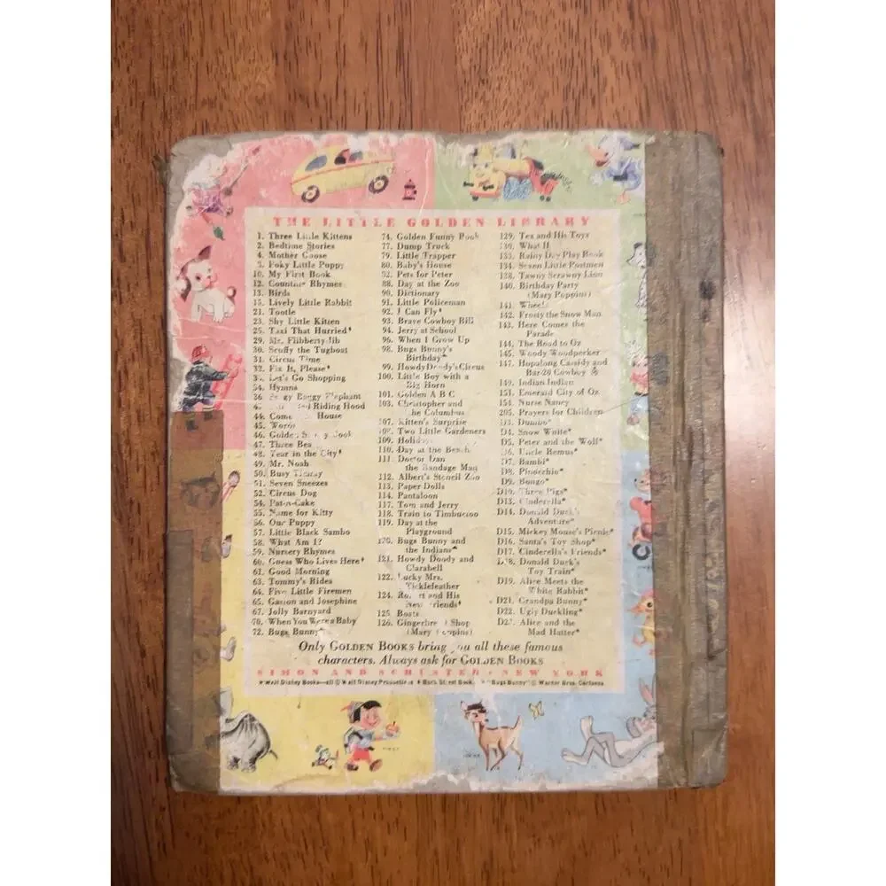 Vintage 1952 Walter Lantz Woody Woodpecker Little Golden Book First Edition